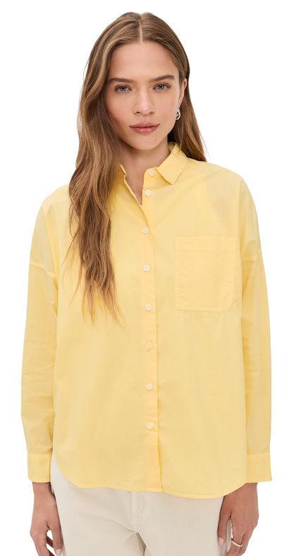 Alex Mill Alex Mill Jo Shirt In Cotton Poplin Double Cream
