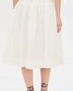 Alex Mill Alex Mill Josephine Skirt In Ramie Off White - 3