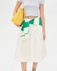 Alex Mill Alex Mill Josephine Skirt In Ramie Off White - 5