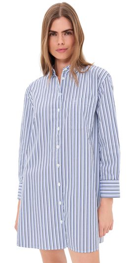 Alex Mill Alex Mill Kelly Shirt Dress Blue Multi Stripe