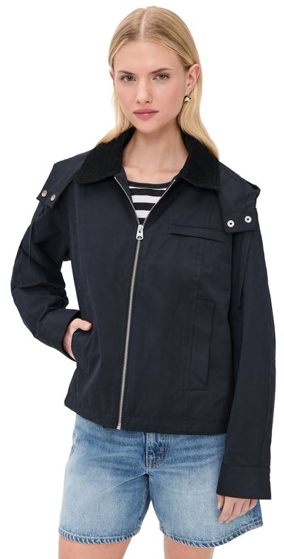 Alex Mill Alex Mill Kenzie Zip Jacket Black