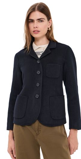 Alex Mill Alex Mill Lexington Jacket In Double Face Wool Navy