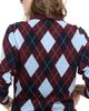 Alex Mill Alex Mill Lillian Argyle Merino Wool Polo Sweater - 3