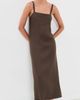 Alex Mill Alex Mill Maria Linen Mini Dress Roasted Bean - 2