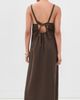 Alex Mill Alex Mill Maria Linen Mini Dress Roasted Bean - 3