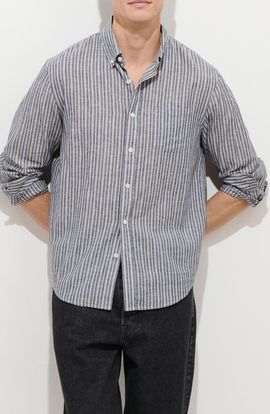 Alex Mill Alex Mill Mill Stripe Chambray Button-Down Shirt