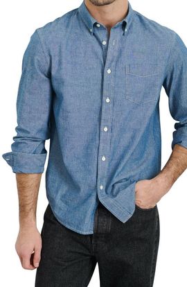 Alex Mill Alex Mill Mill Washed Chambray Button-Down Shirt