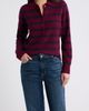 Alex Mill Alex Mill Park Cashmere Striped Polo Sweater - 1