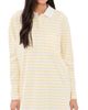 Alex Mill Alex Mill Rugby Dress In Stripe Natural/Yellow - 1