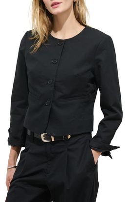 Alex Mill Alex Mill Soho Collarless Cotton & Linen Jacket