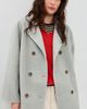 Alex Mill Alex Mill Sophia Wool Coat Light Heather Grey - 2