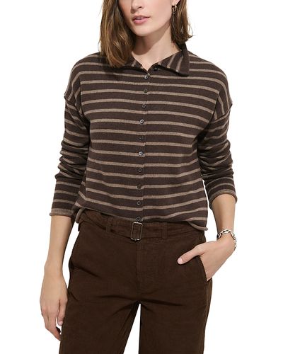Alex Mill Alex Mill Taylor Cotton & Cashmere Striped Cardigan
