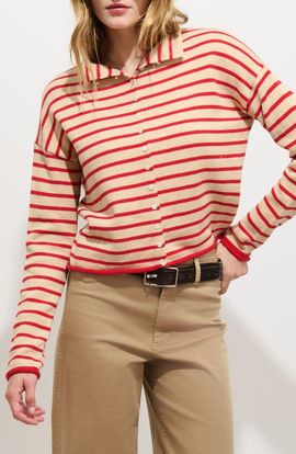 Alex Mill Alex Mill Taylor Mariner Stripe Cardigan