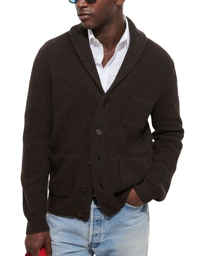 Alex Mill Alex Mill Wallace Relaxed Fit Washed Cashmere Cardigan