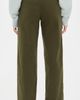 Alex Mill Alex Mill Wide Leg Trousers In Cotton Twill Military Olive - 3