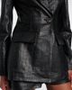 Alex Perry Alex Perry Croc-effect leather blazer - 5