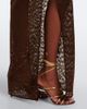 Alex Perry Alex Perry Draped lace maxi skirt - 4