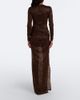 Alex Perry Alex Perry Draped lace maxi skirt - 6
