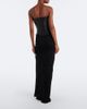 Alex Perry Alex Perry Draped leather and jersey corset gown - 5