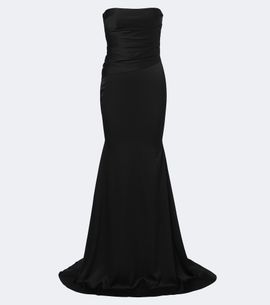 Alex Perry Alex Perry Draped strapless crêpe satin gown