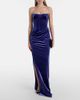 Alex Perry Alex Perry Draped velvet bustier gown - 2
