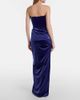 Alex Perry Alex Perry Draped velvet bustier gown - 3