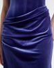 Alex Perry Alex Perry Draped velvet bustier gown - 5