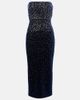 Alex Perry Alex Perry Embellished velvet midi dress - 1