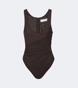 Alex Perry Alex Perry Gathered mesh bodysuit