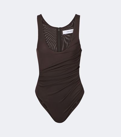 Alex Perry Alex Perry Gathered mesh bodysuit