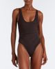 Alex Perry Alex Perry Gathered mesh bodysuit - 3