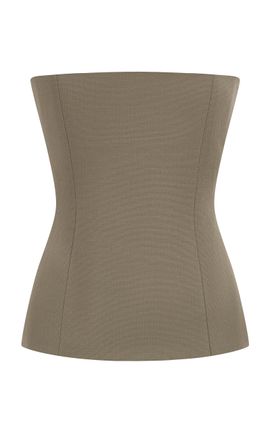 Alex Perry Alex Perry Longline Corset Wool Top