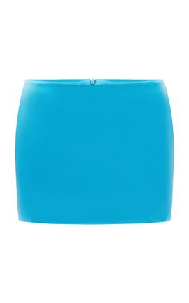 Alex Perry Alex Perry Low Rise Duchess Satin Mini Skirt