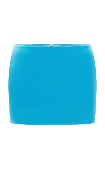 Alex Perry Alex Perry Low Rise Duchess Satin Mini Skirt