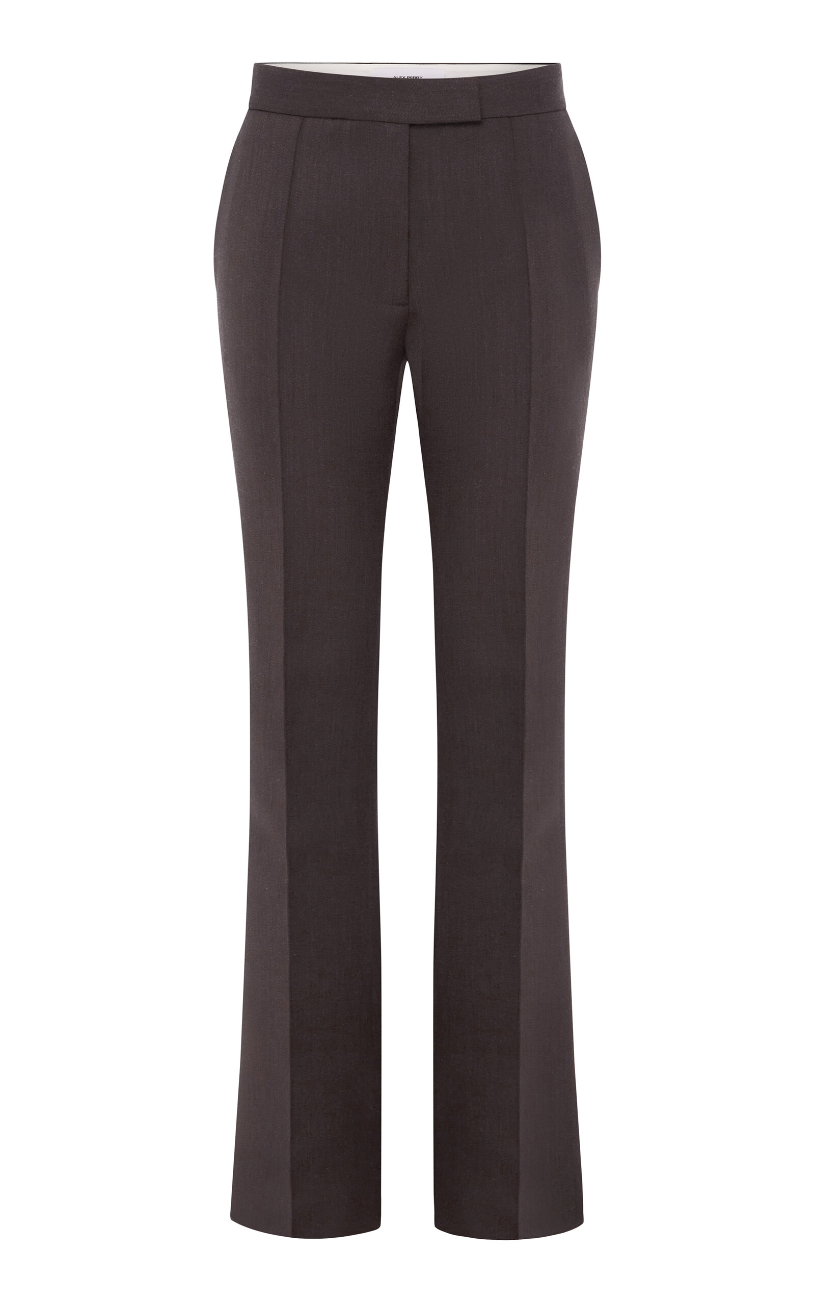 Alex Perry Alex Perry MidRise Flared Suit Pants Brown UK 12