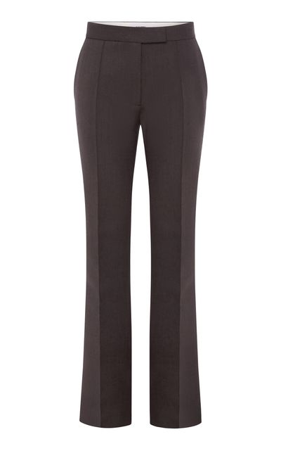 Alex Perry Alex Perry MidRise Flared Suit Pants Brown UK 12