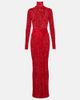 Alex Perry Alex Perry Printed turtleneck jersey maxi dress - 1