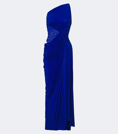 Alex Perry Alex Perry Ruched one-shoulder jersey gown