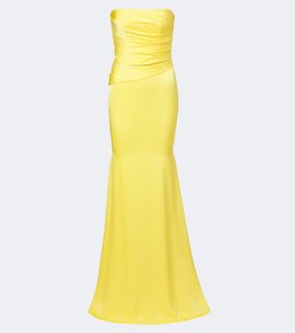 Alex Perry Alex Perry Satin crêpe bustier gown