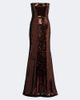 Alex Perry Alex Perry Sequined bustier gown - 1