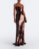 Alex Perry Alex Perry Sequined bustier gown - 2