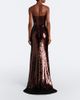 Alex Perry Alex Perry Sequined bustier gown - 5