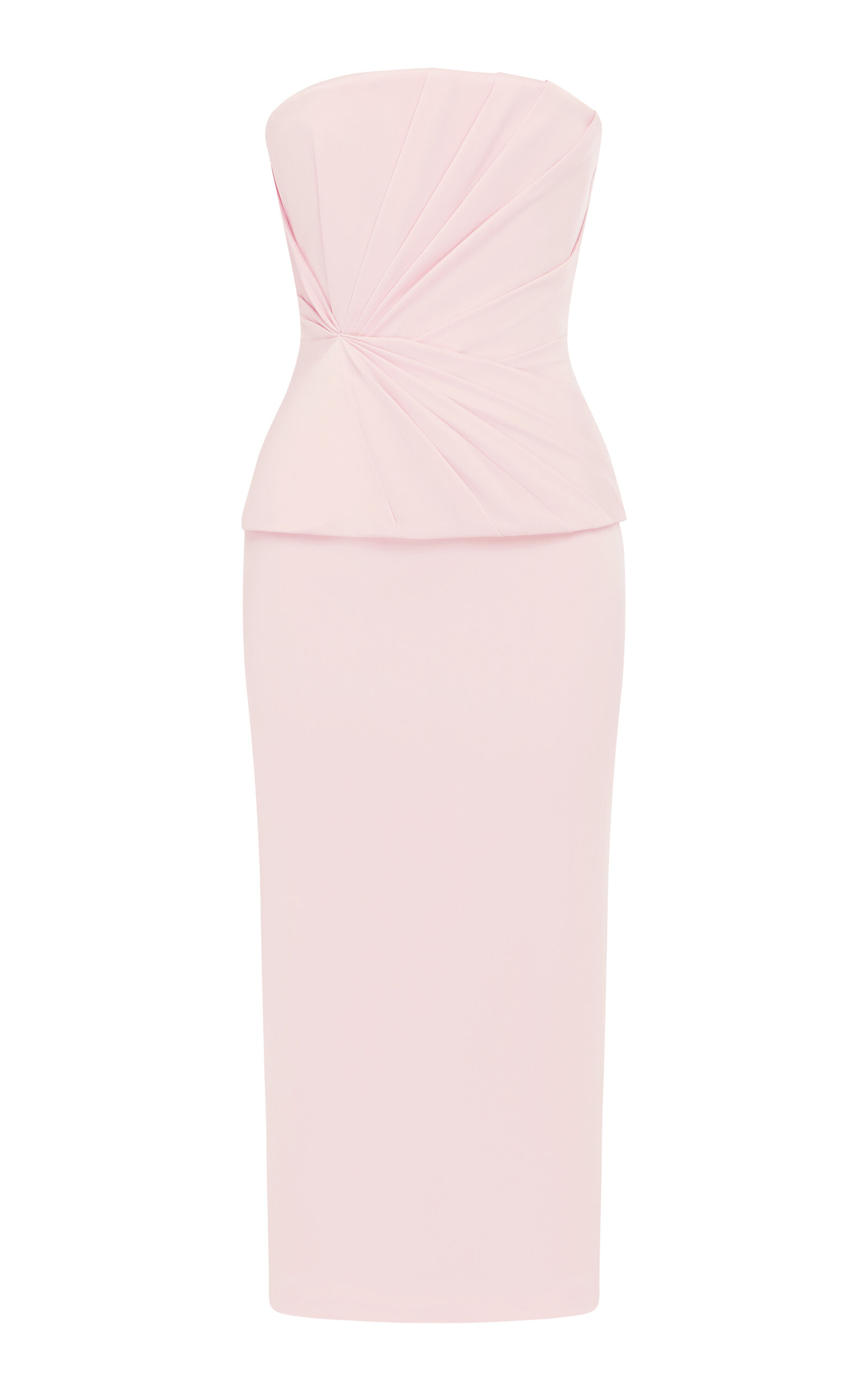 Alex Perry Alex Perry Twist Satin Crepe Midi Dress