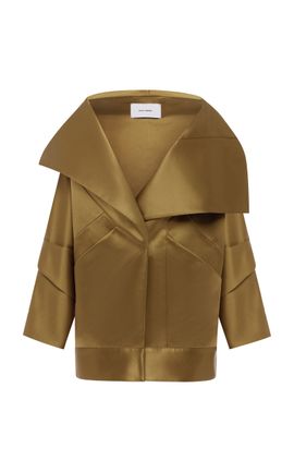 Alex Perry Alex Perry Wrapped Duchess Satin Jacket