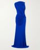 ALEX PERRY Asymmetric gathered stretch-jersey gown - 1