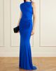 ALEX PERRY Asymmetric gathered stretch-jersey gown - 2