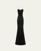 Alex Perry Cupped Draped Satin Gown - 3