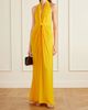 ALEX PERRY Halterneck ruched jersey gown - 2
