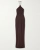 ALEX PERRY Mesh halterneck midi dress - 1