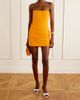 ALEX PERRY Strapless draped crepe mini dress - 2